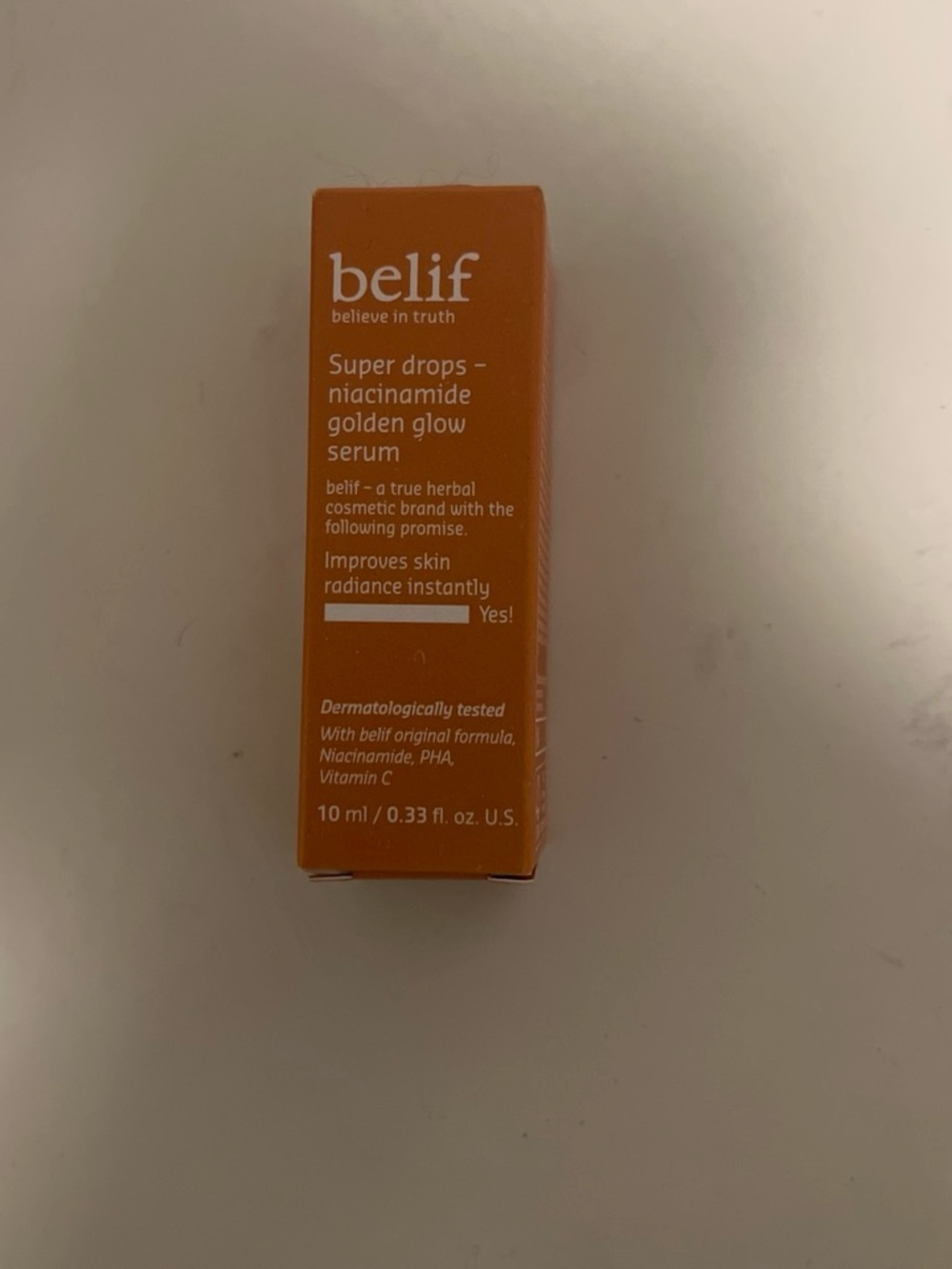 Super Drops Niacinamide Golden Glow Serum — Orange